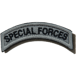 Nášivka: SPECIAL FORCES - oblouček [bsz] šedá | černá