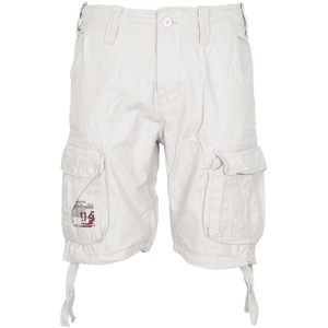 Surplus Kalhoty krátké Airborne Vintage Shorts bílá opraná 5XL