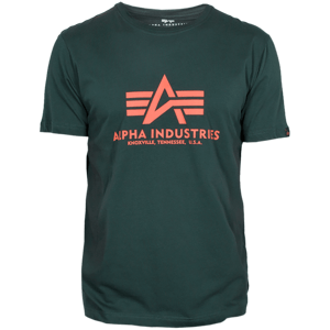 Alpha Industries Tričko  Basic T-Shirt petrolejové XL