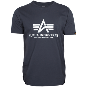 Alpha Industries Tričko  Basic T-Shirt navy 3XL
