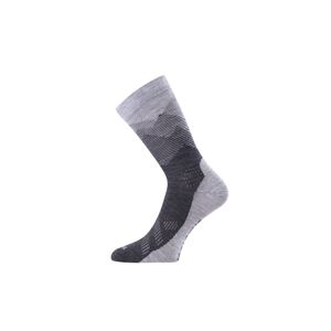 Lasting merino ponožky FWR šedé Velikost: (38-41) M