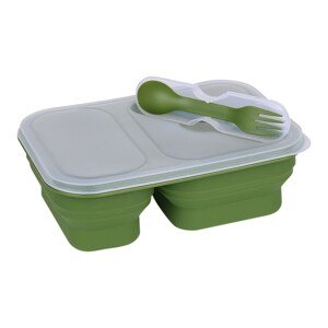 FOSCO Box na jídlo LUNCHBOX skládací ZELENÝ Barva: Zelená