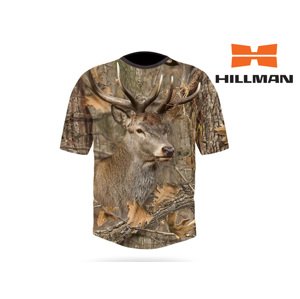 HILLMAN Gamewear 3D Myslivecké tričko bavlna DGT Jelen b. Kamufláž Velikost: XL