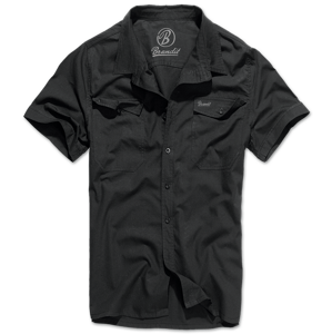 Košile kr. rukáv Brandit Roadstar Shirt černá Velikost: 2XL