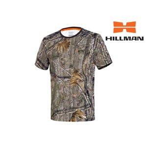 HILLMAN Gamewear 3D Myslivecké tričko kr. rukáv Cotton b. Kamufláž Velikost: M