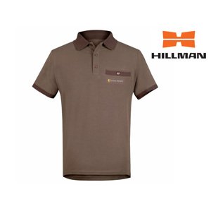 HILLMAN Gamewear 3D Myslivecké tričko s límečkem kr. rukáv Cotton b. Dub Velikost: M