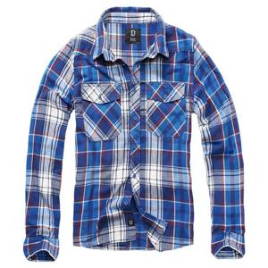 Košile dl. rukáv Brandit Check Shirt modrá Barva: NAVY, Velikost: L