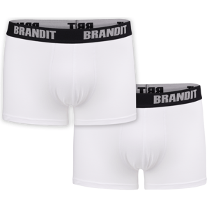 Boxerky Brandit 2ks bílé/bílé Barva: white-white, Velikost: 3XL