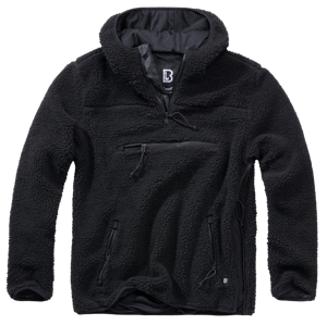 Teddyfleece Worker Pullover Brandit černý Barva: BLACK, Velikost: 3XL
