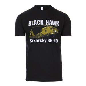 FOSTEX Triko BLACK HAWK SIKORSKY SH-60 ČERNÉ Barva: Černá, Velikost: S