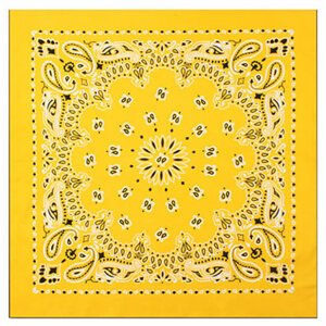 ROTHCO Šátek 55 x 55 cm TRAINMEN ŽLUTÝ Barva: Žlutá