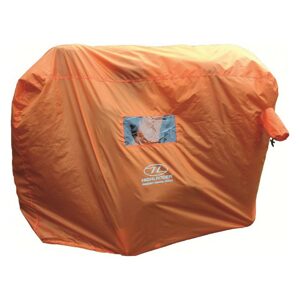 HIGHLANDER Nouzový stan SURVIVAL pro 4-5 osob včetně instrukcí Barva: Oranžová