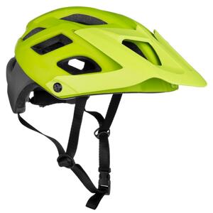 Spokey SINGLETRAIL Cyklistická přilba IN-MOLD, 55-58 cm, zelená