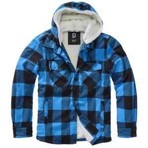 BRANDIT bunda Lumberjacket hooded Černo-modrá Velikost: L