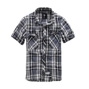 BRANDIT KOŠILE Roadstar Shirt, 1/2 sleeve Černo-šedá Velikost: XL