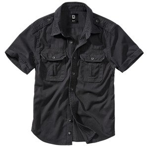 BRANDIT košile Vintage Shirt shortsleeve Černá Velikost: 7XL