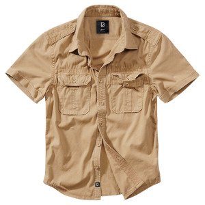 BRANDIT košile Vintage Shirt shortsleeve Camel Velikost: XXL
