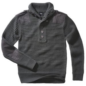 BRANDIT svetr Alpin Pullover antracit Velikost: XL