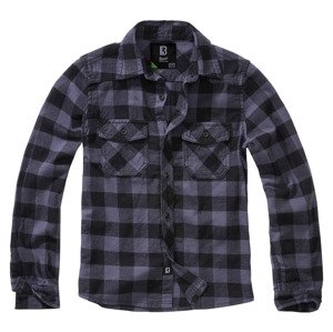 BRANDIT Dětská košile Checkshirt Černo-šedá Velikost: 170/176