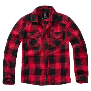 BRANDIT Dětská košile Checkshirt Červeno-černá Velikost: 146/152