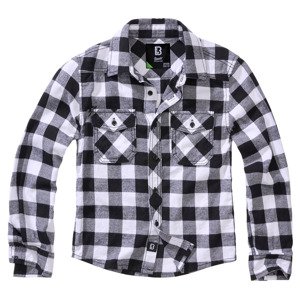BRANDIT Dětská košile Checkshirt Bílo-černá Velikost: 158/164