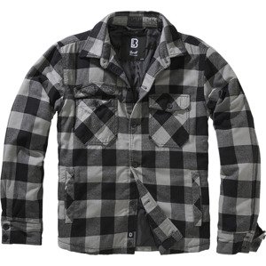 BRANDIT bunda Lumber Jacket Černo-charcoal Velikost: S